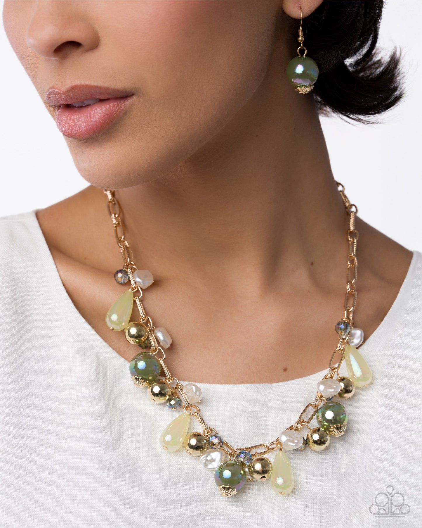 Dreamy Duet - Green - Paparazzi Product Image