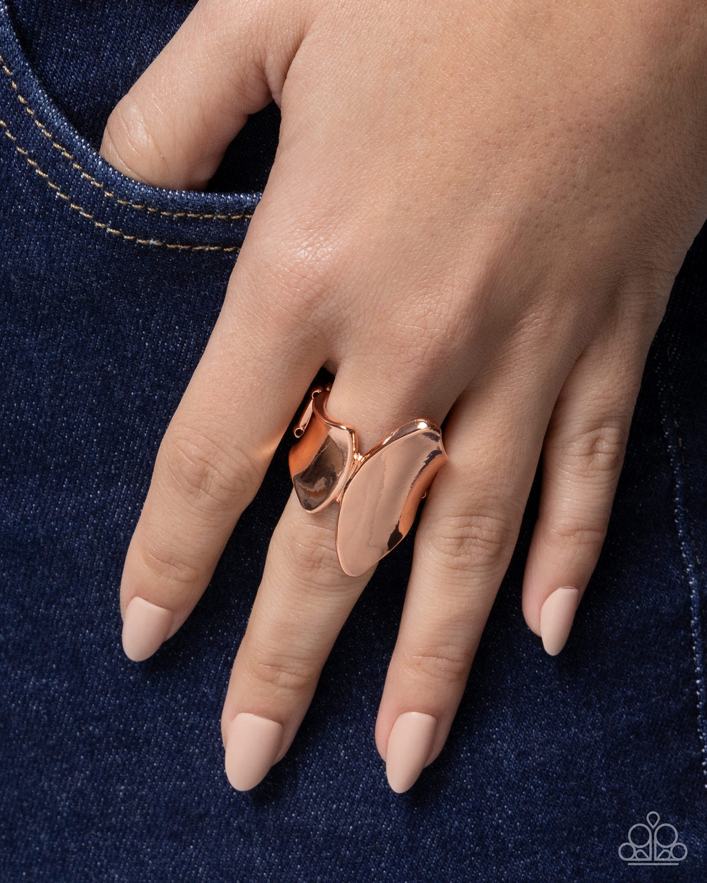 Competitive Chic - Copper - Paparazzi Ring Image