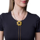 Stony Sashay - Yellow - Paparazzi Necklace Image