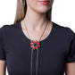 Stony Sashay - Red - Paparazzi Necklace Image
