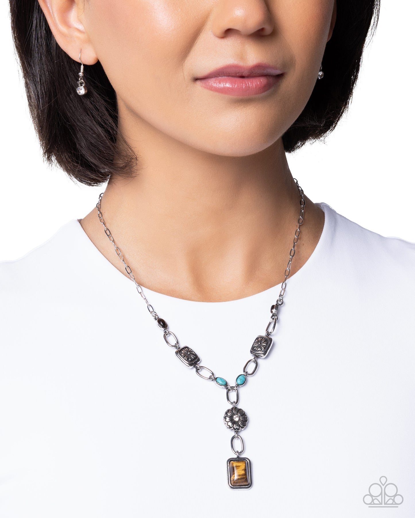 Rustic Relaxation - Brown - Paparazzi Necklace Image