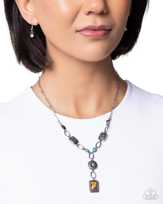 Rustic Relaxation - Brown - Paparazzi Necklace Image