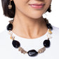 Coastal Cha Cha - Black - Paparazzi Necklace Image