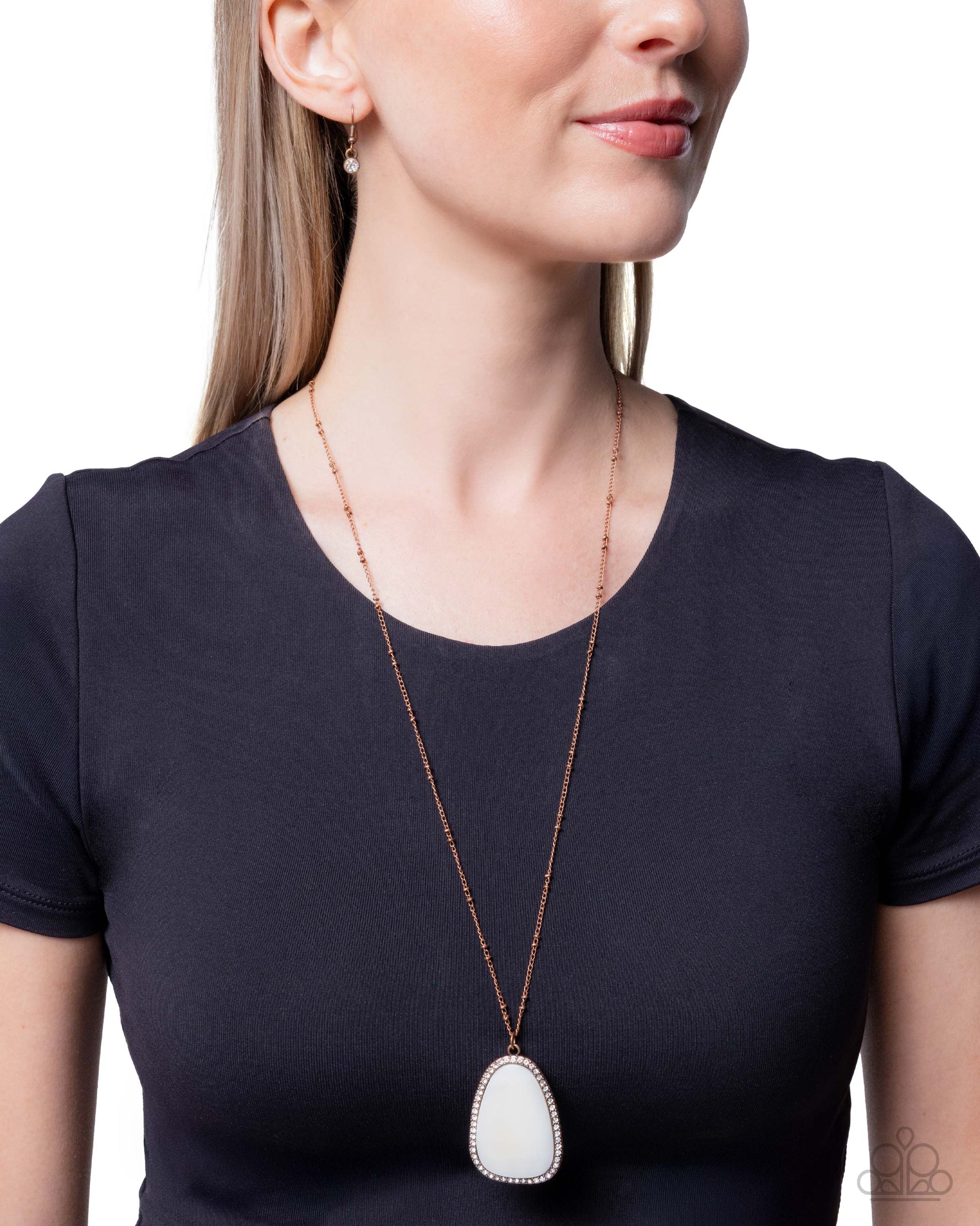 Fair Fringe - Copper - Paparazzi Necklace Image