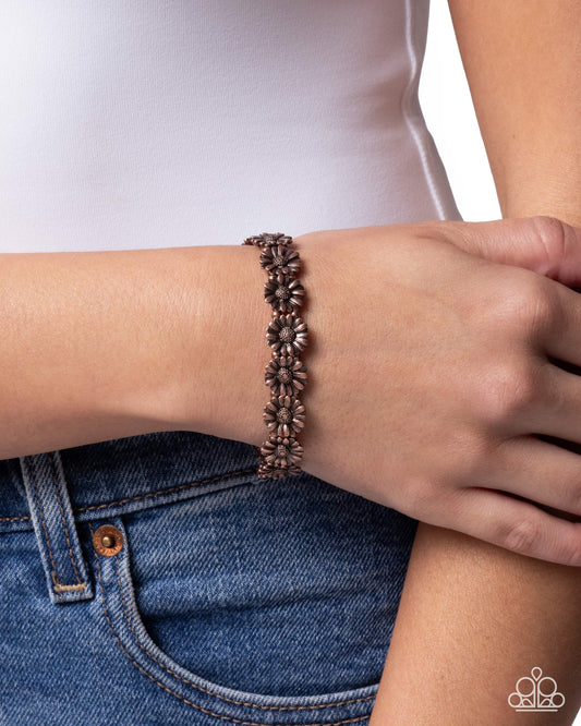 Bouquet Bombshell - Copper - Paparazzi Bracelet Image
