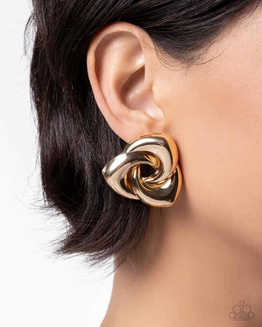 Powerful Polish - Paparazzi Earring Image