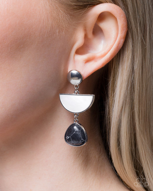 Roaming Spirit - Black - Paparazzi Earring Image