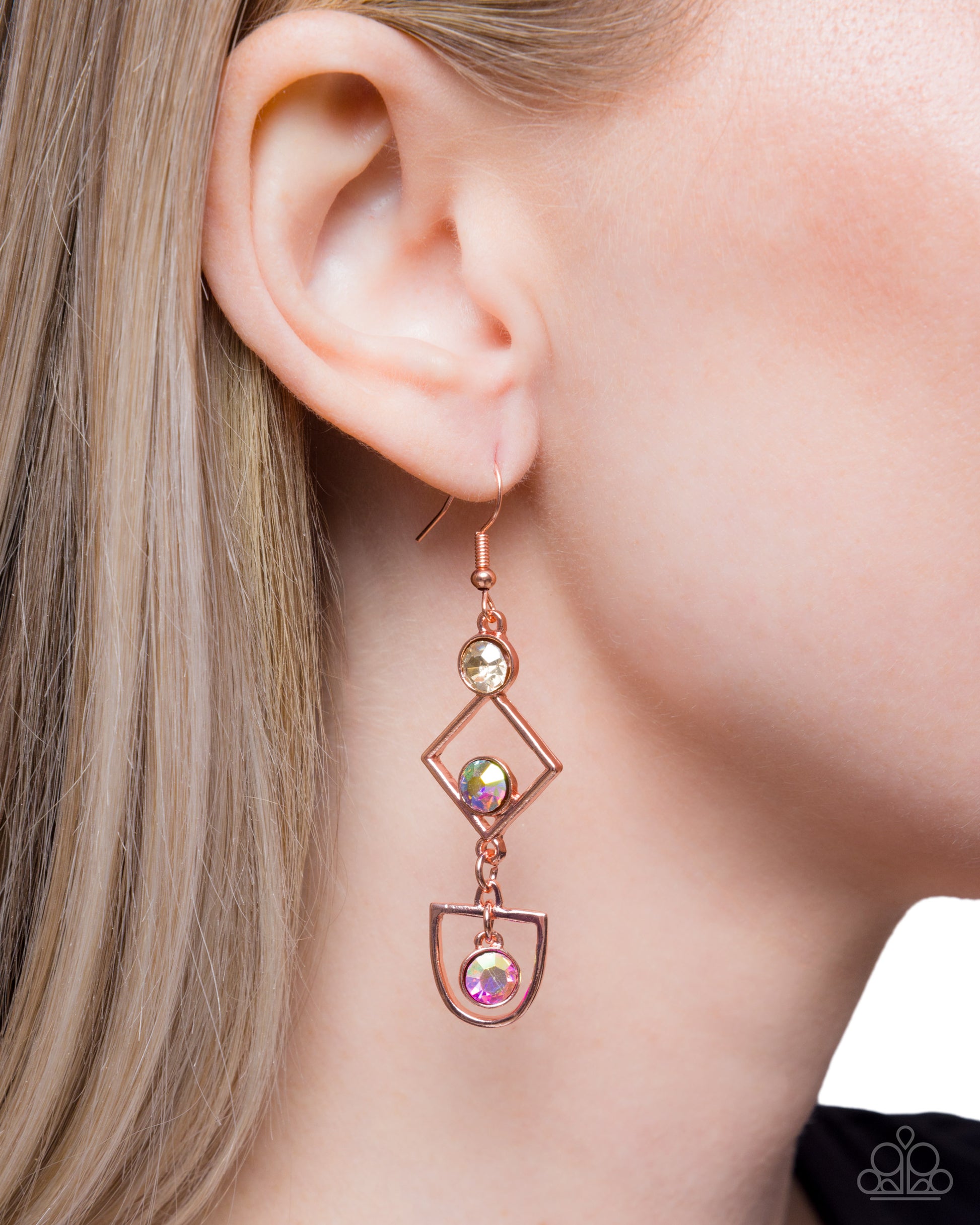 Shape Succession - Paparazzi Earring Image