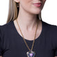 Courting Century - Purple - Paparazzi Necklace Image