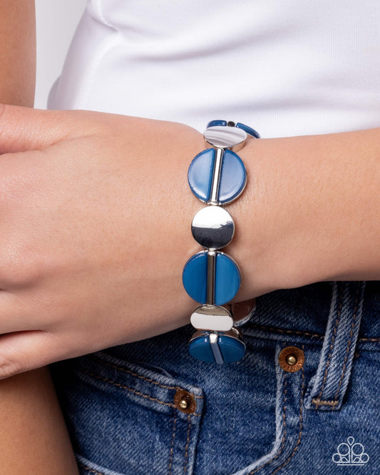 Cheerful Color - Blue - Paparazzi Bracelet Image