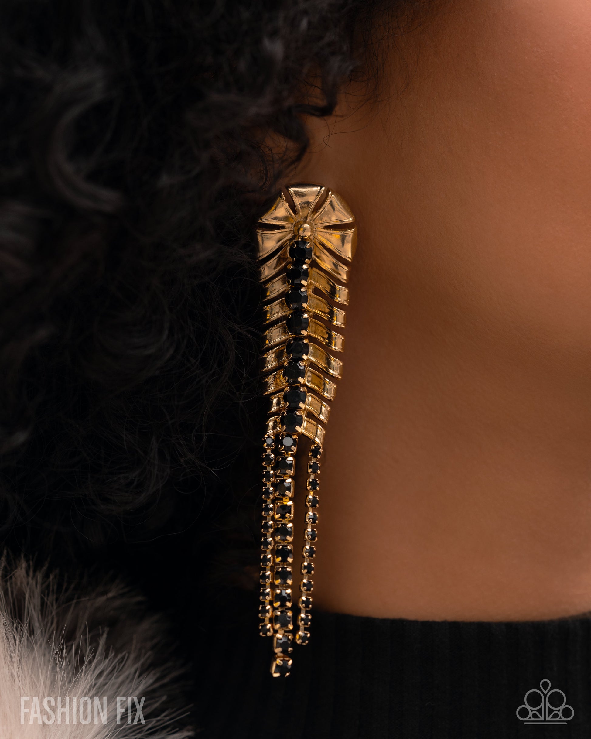 Polished Production - Gold - Paparazzi Earring Image