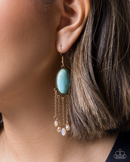 Stony Survival - Paparazzi Earring Image