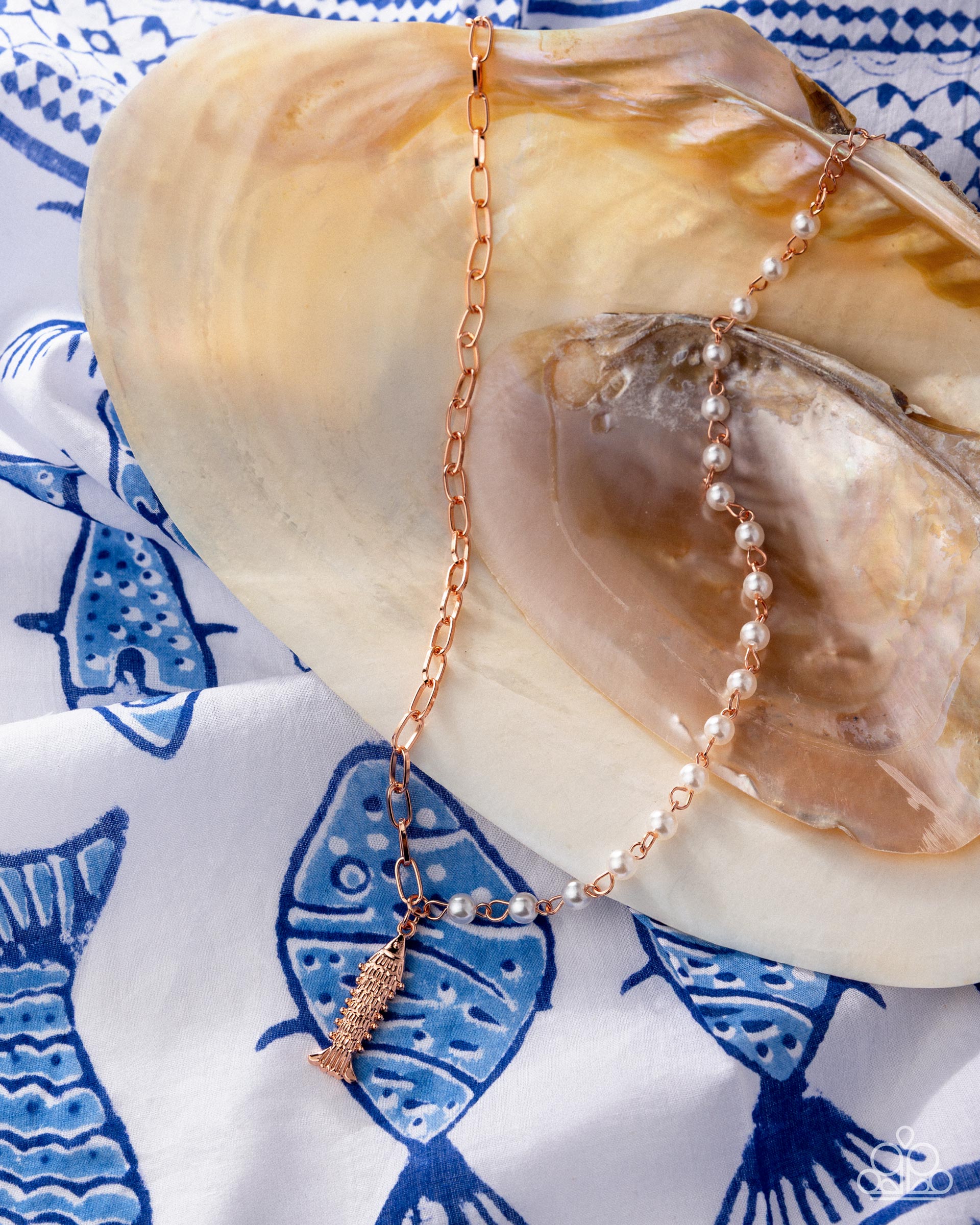 Coastal Corporate - Copper - Paparazzi Necklace Image