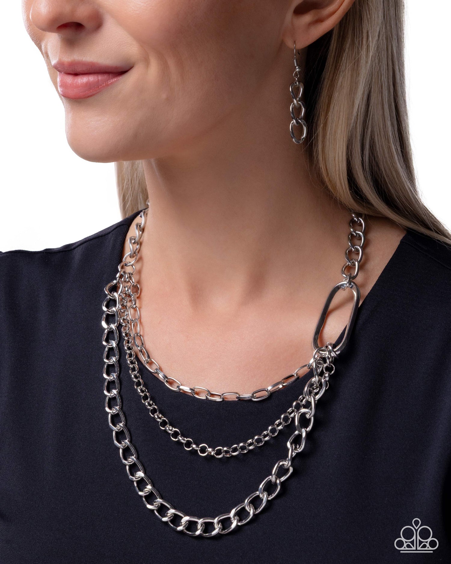 Collares de plata de paparazzi