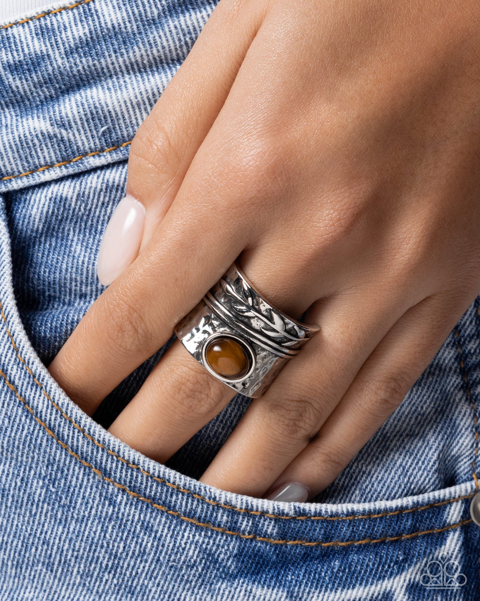 Earthy Excellence - Brown - Paparazzi Ring Image