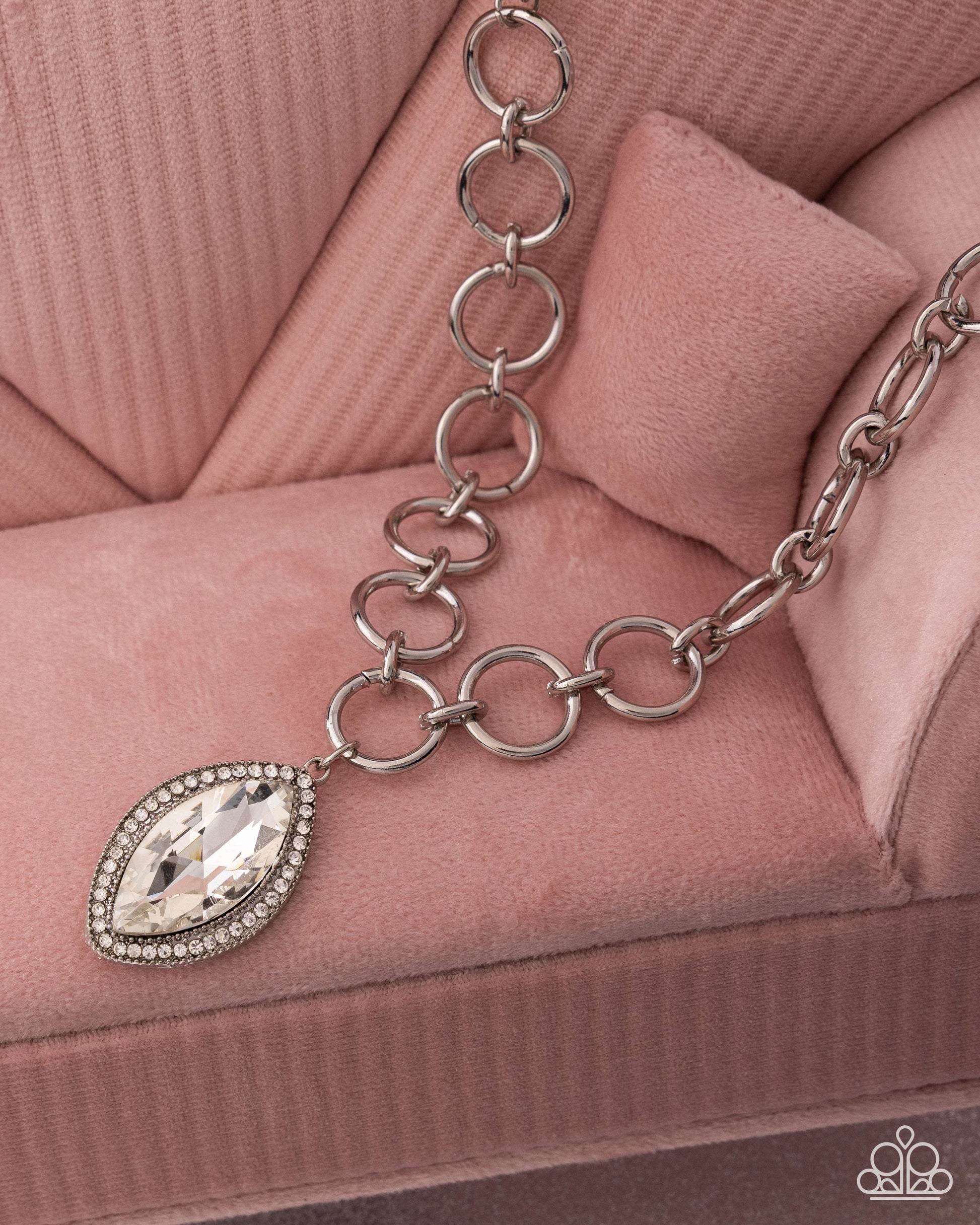 Sophisticated Sheen - White - Paparazzi Necklace Image