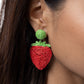 Strawberry Silhouette - Paparazzi Earring Image