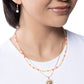 Spiraling Sunset - Paparazzi Necklace Image