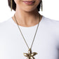 Sensational Sheen - Brass - Paparazzi Necklace Image
