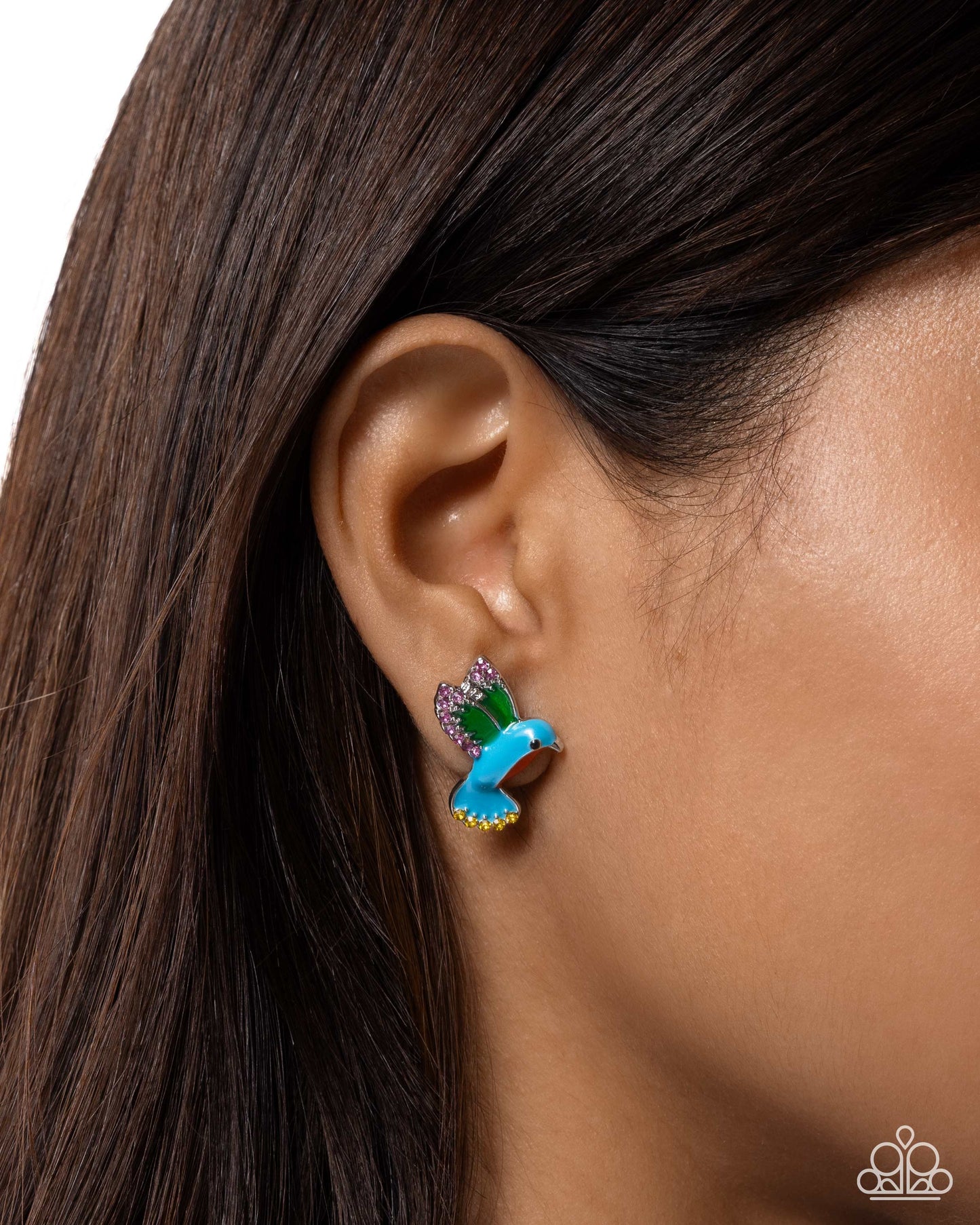 Hummingbird Honor - Paparazzi Earring Image