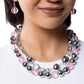 Memorable Maestro - Pink - Paparazzi Necklace Image