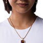 Exaggerated Emerald - Paparazzi Necklace Image