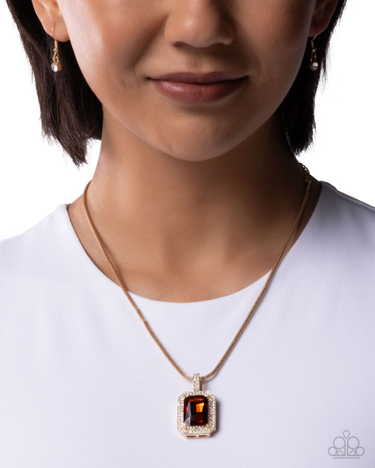 Exaggerated Emerald - Paparazzi Necklace Image