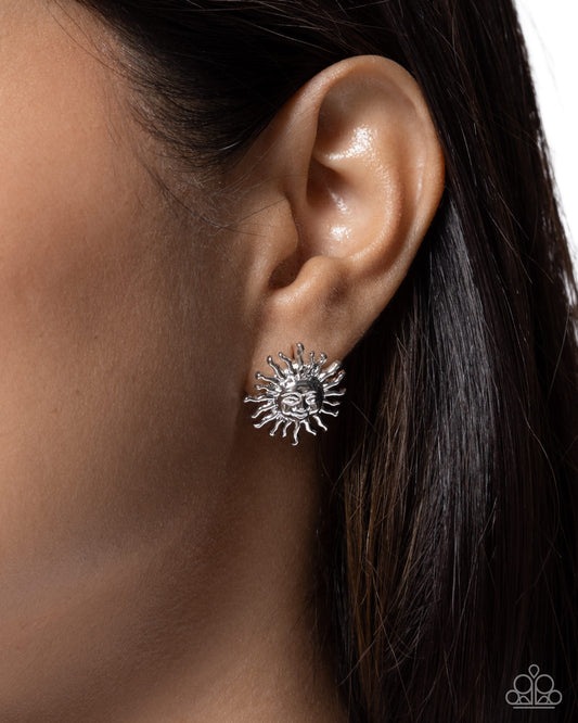 Sensational Sunrise - Silver - Paparazzi Earring Image