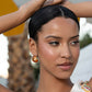 Glossy Gauge - Paparazzi Earring Image