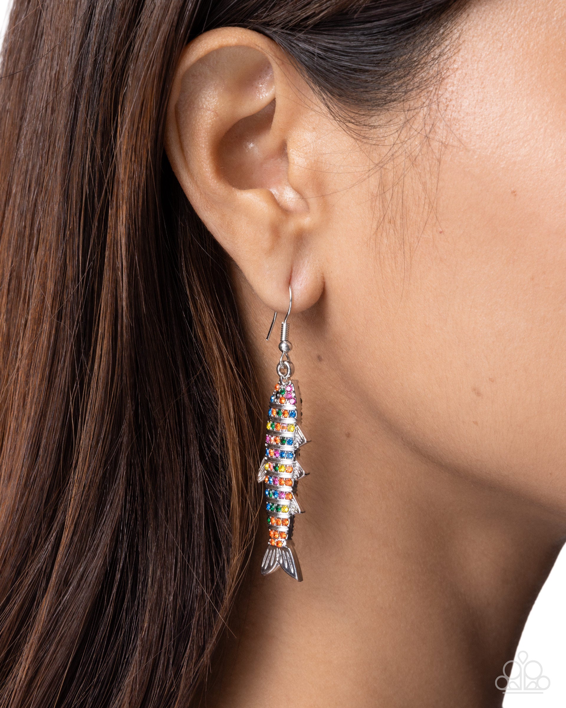 Sophisticated Sardine - Paparazzi Earring Image