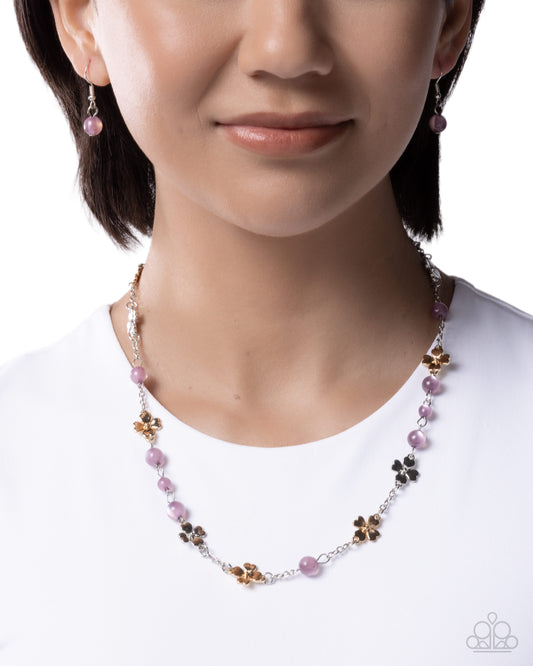 Memorable Malibu - Purple - Paparazzi Necklace Image