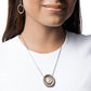 Concentric Candidate - Silver - Paparazzi Necklace Image