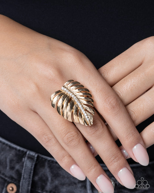 Lavish Leaf - Paparazzi Ring Image