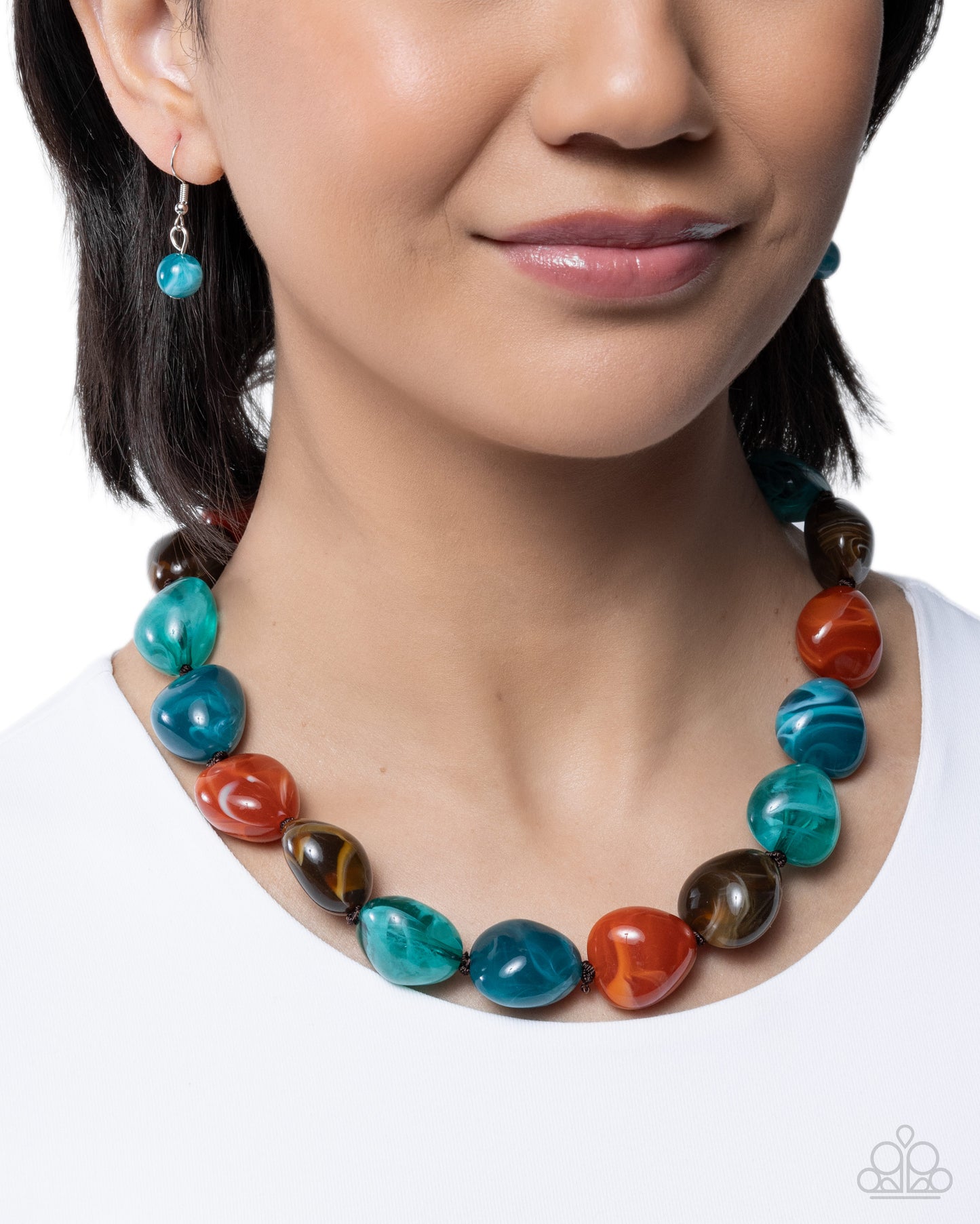 Colorful Contact - Paparazzi Necklace Image