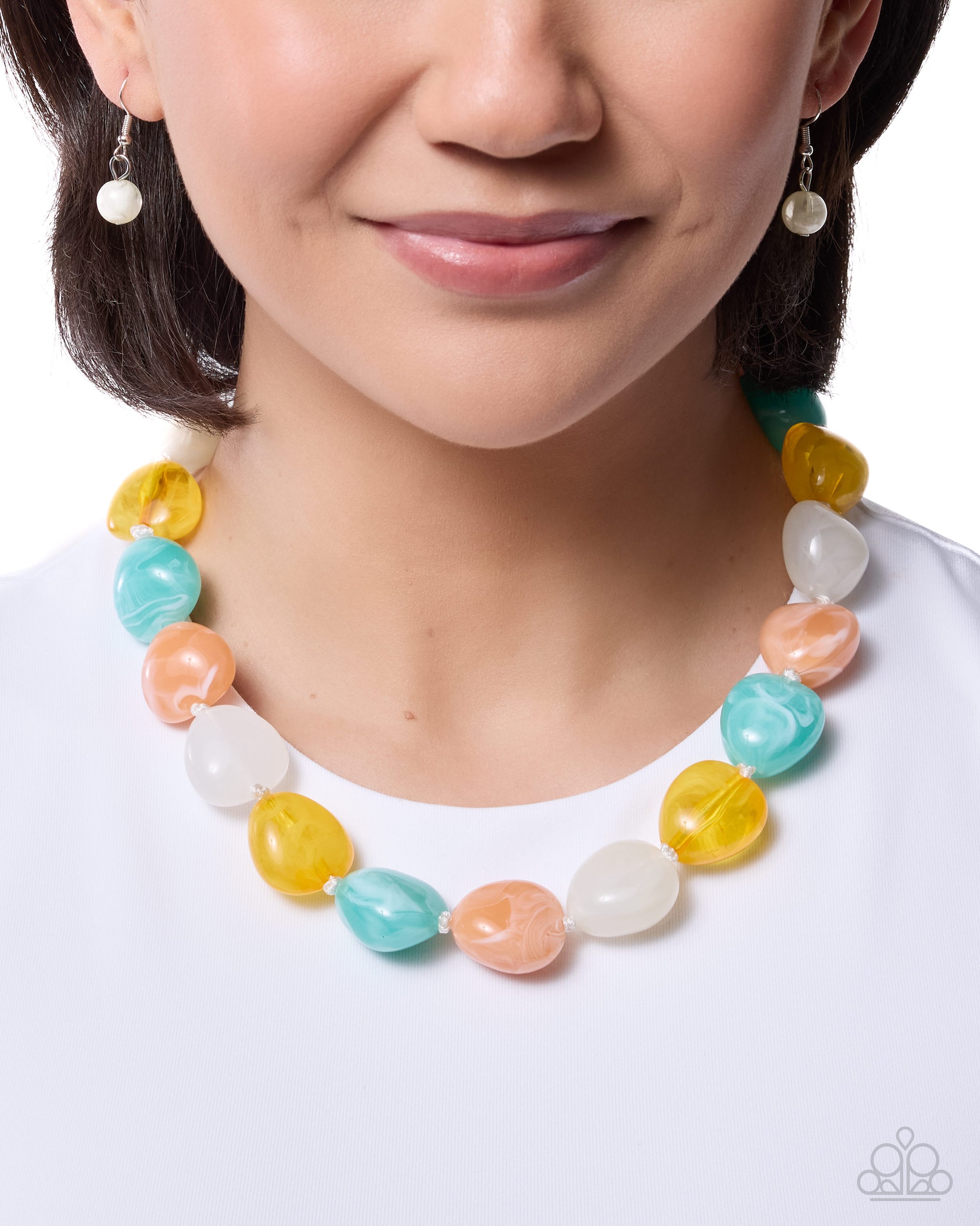 Colorful Contact - Paparazzi Necklace Image