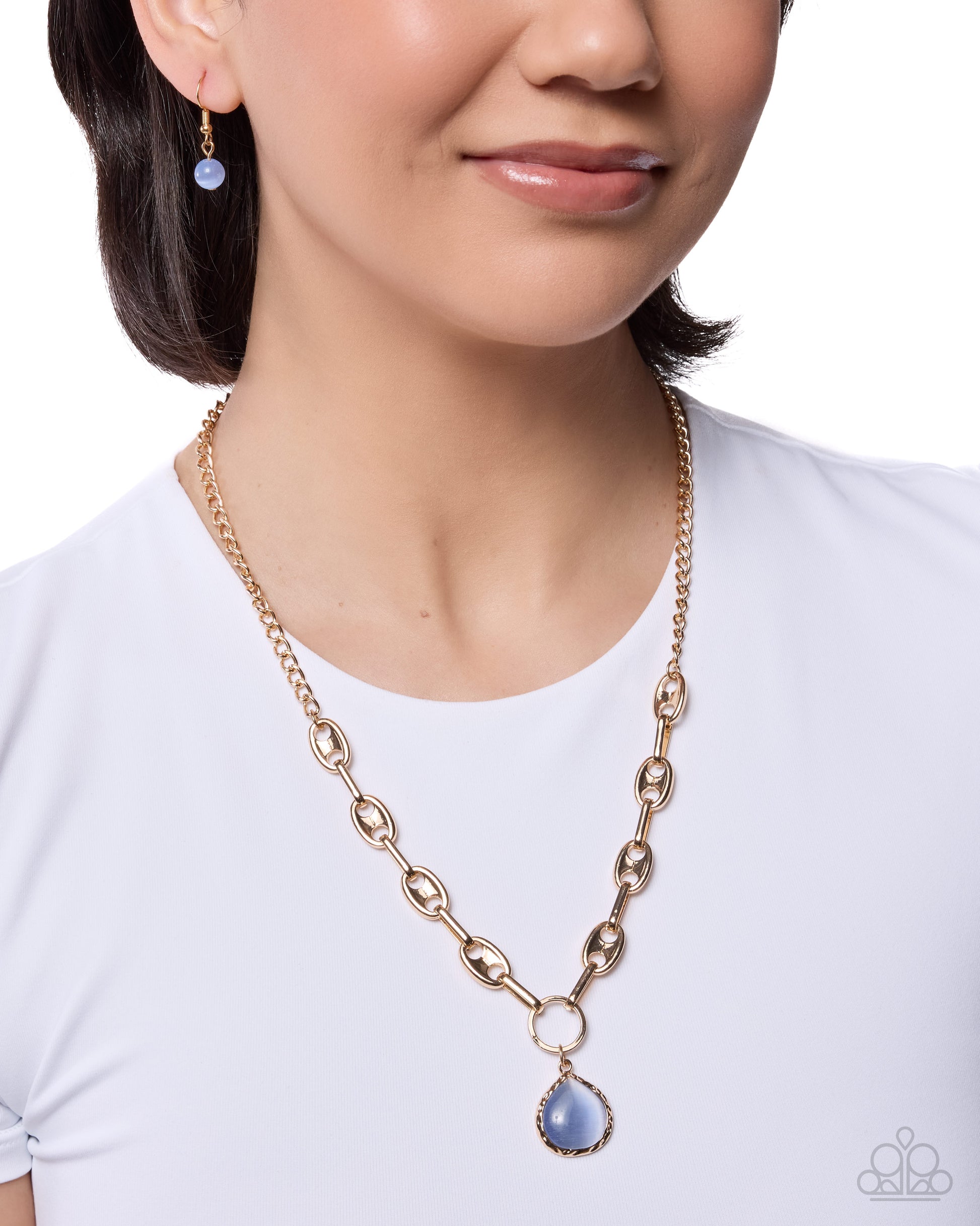 Traditional Tale - Blue - Paparazzi Necklace Image