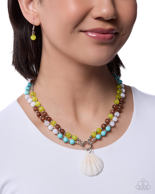 Calmly Coastal - Paparazzi Necklace Image
