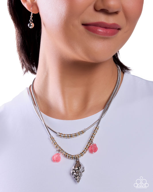 Seashell Sentiment - Paparazzi Necklace Image