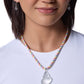 Swanky Shell - White - Paparazzi Necklace Image