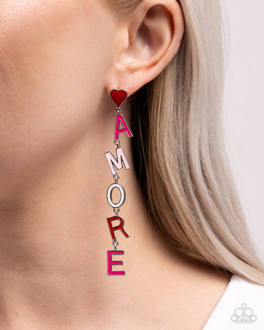 Paparazzi Earring PREORDER ~ Amore Mio - Multi