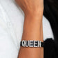 Paparazzi Bracelet ~ Queen of My Life - Black