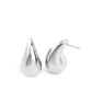 Paparazzi Earring ~ Raindrop Reveal - Silver