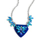 Paparazzi Necklace PREORDER ~ Scintillating Shield  - Blue