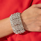 Paparazzi Bracelet ~ Woven Wardrobe - white