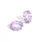 Paparazzi Earring ~ Historic Hearts - Purple