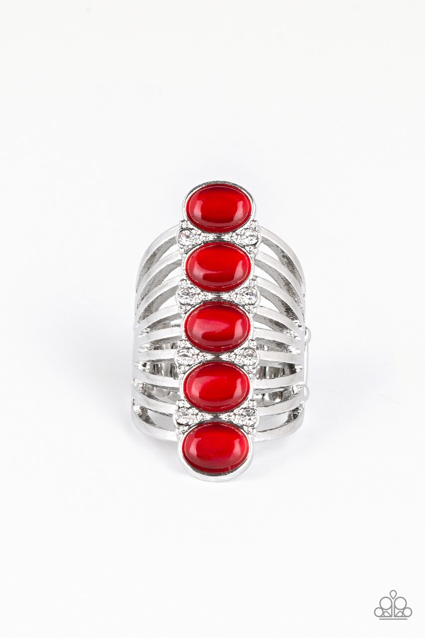 Paparazzi Ring - BLING Your Heart Out - Red