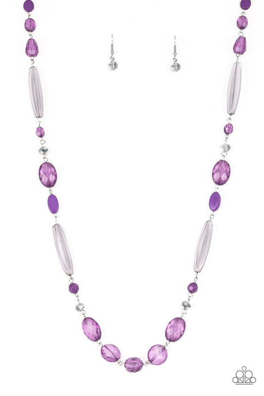 Paparazzi Necklace ~ Quite Quintessence - Purple