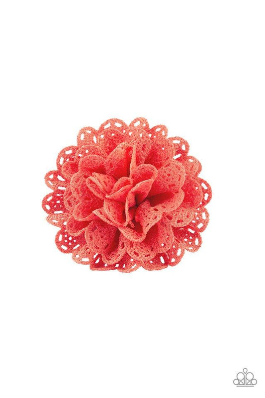 Paparazzi Hair Accessories ~ Floral Fashionista - Orange