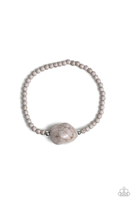 Pulsera Paparazzi ~ Eco Excentricidad - Plata