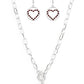 Paparazzi Necklace ~ With My Whole Heart - Red